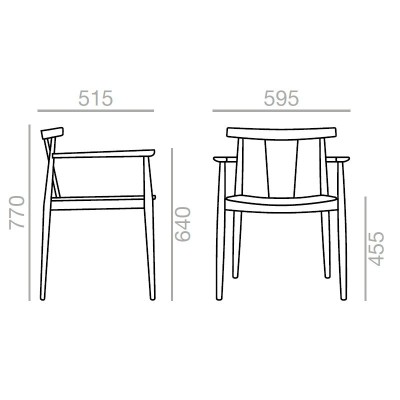 dimensiones silla Smile SO-0335 Andreu World dimensiones silla Smile SO-0335 Andreu World