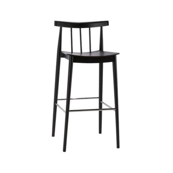 comprar Taburete Smile BQ0327 Andreu World roble lacado negro