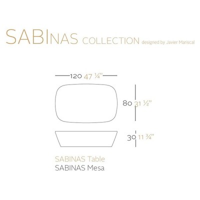 Tavolino da caffè Sabinas Vondom Tavolino da caffè Sabinas Vondom