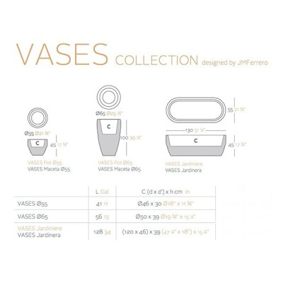 vaso alto plantador Vondom vaso alto plantador Vondom