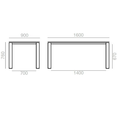 Mesa Extra Andreu World dimensiones Mesa Extra Andreu World dimensiones