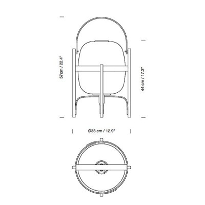 Lampe panier Santa Cole Lampe panier Santa Cole