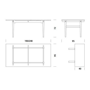 Carl Hansen mesa CH327