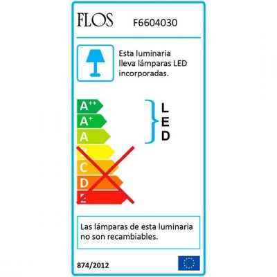 Lámpara Taccia Small Flos eficiencia energética Lámpara Taccia Small Flos eficiencia energética