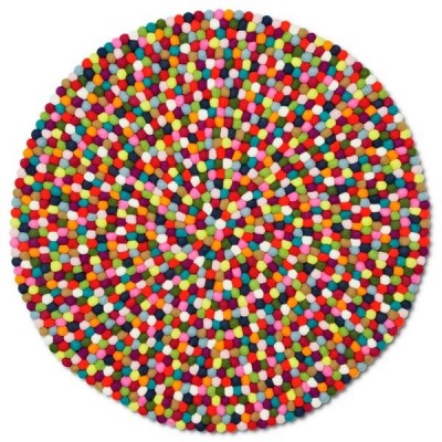 Pinocchio Multicolor round rug from Hay. Pinocchio Multicolor round rug from Hay.
