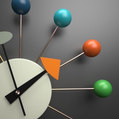 Orologio a sfera multicolore - Vitra Orologio a sfera multicolore - Vitra