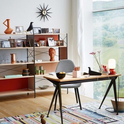 Reloj Sunburst Clock negro - Vitra Reloj Sunburst Clock negro - Vitra
