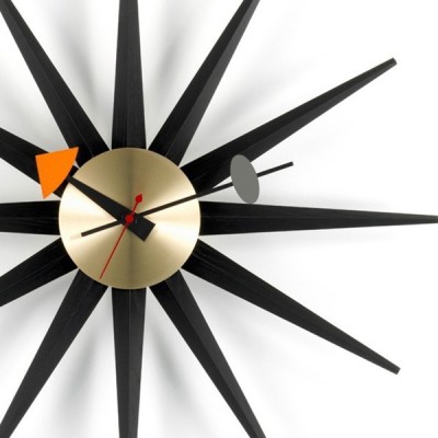 Sunburst Clock black - Vitra Sunburst Clock black - Vitra