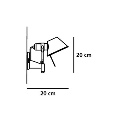 Tolomeo Micro Faretto Artemidecandeeiro de parede Tolomeo Micro Faretto Artemidecandeeiro de parede