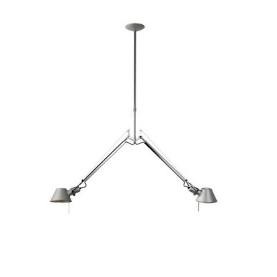 lámpara de suspensión 2 brazos Tolomeo Artemide lámpara de suspensión 2 brazos Tolomeo Artemide