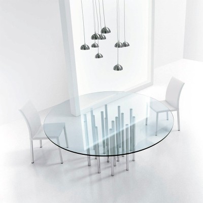 Mille round dining table Bonaldo design Mille round dining table Bonaldo design