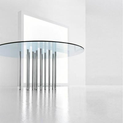Mille round dining table Bonaldo design Mille round dining table Bonaldo design