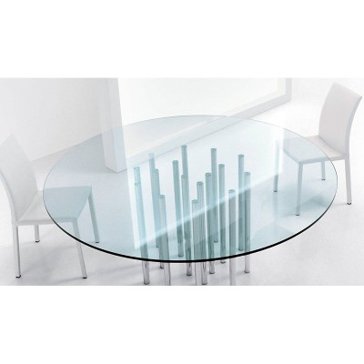 Mille round dining table Bonaldo design Mille round dining table Bonaldo design
