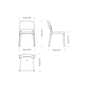 Silla Belloch exterior - Santa&Cole