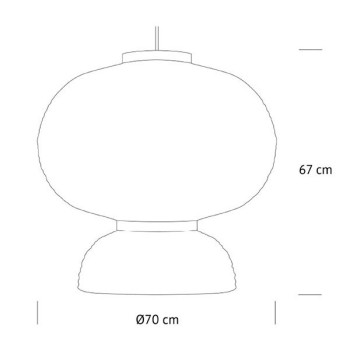 Lámpara de suspensión Formakami JH5 &tradition
