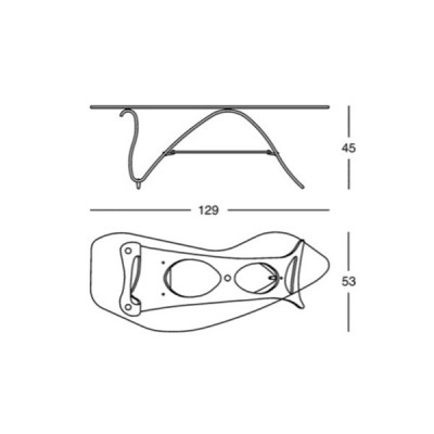 Table d’appoint Arabesque Zanotta Table d’appoint Arabesque Zanotta