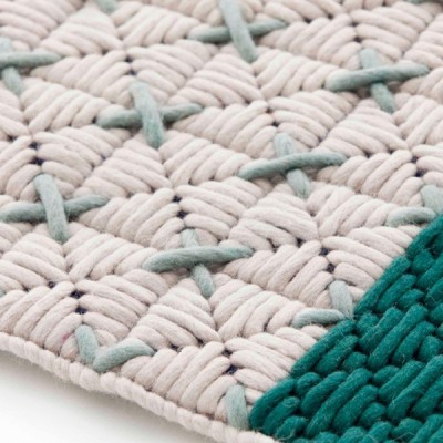 Tappeto Silaï Verde - Gan Rugs Tappeto Silaï Verde - Gan Rugs