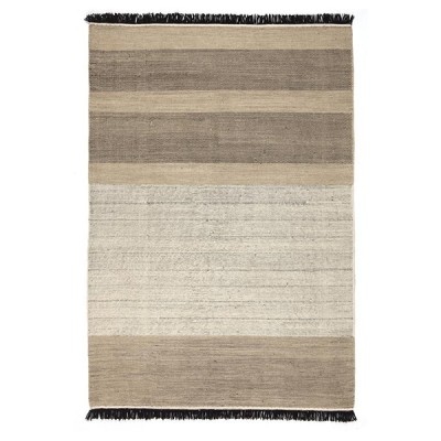 Tapete Preto Tres Stripes Nanimarquina Tapete Preto Tres Stripes Nanimarquina