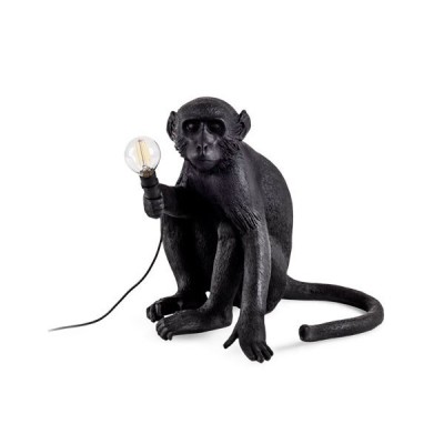 Monkey Lamp Black Edition Desktop - Seletti Monkey Lamp Black Edition Desktop - Seletti