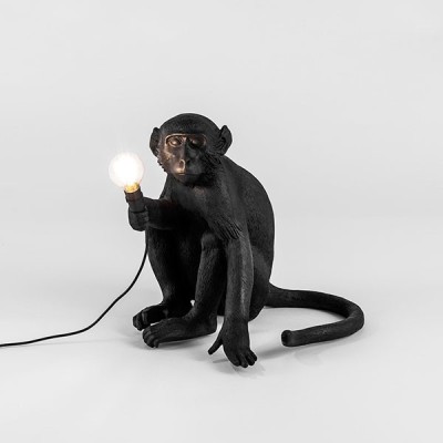 Monkey Lamp Black Edition Sobremesa - Seletti