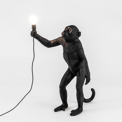Monkey Lamp Black Edition Stand - Seletti Monkey Lamp Black Edition Stand - Seletti