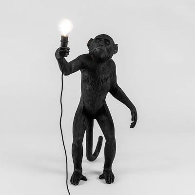Monkey Lamp Black Edition Stand - Seletti Monkey Lamp Black Edition Stand - Seletti