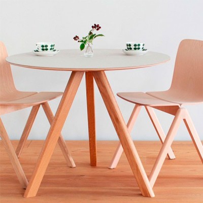 Mesa comedor redonda CPH 20 diámetro 120 de Hay en Moises Showroom Mesa comedor redonda CPH 20 diámetro 120 de Hay en Moises Showroom