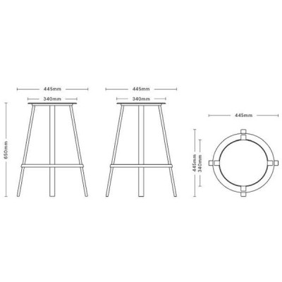 Tabouret Revolver par HAY Tabouret Revolver par HAY