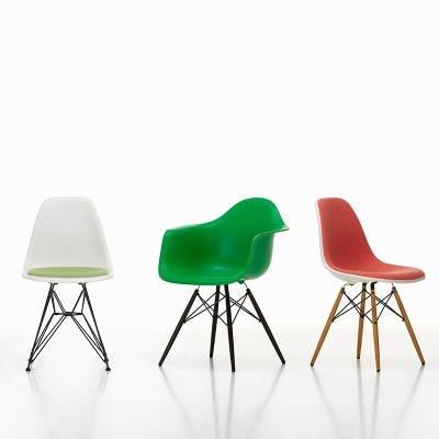 Poltrona de Plástico Eames DAW Verde - Vitra Poltrona de Plástico Eames DAW Verde - Vitra