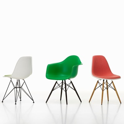 Poltrona de Plástico Eames DAW Verde - Vitra Poltrona de Plástico Eames DAW Verde - Vitra