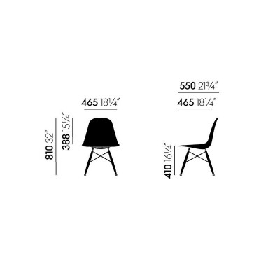 Eames Plastic Chair DSW upholstered in pink Eames Plastic Chair DSW upholstered in pink