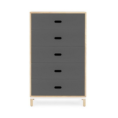 comprar Consola de 5 cajones Kabino color gris de Normann copenhagen. comprar Consola de 5 cajones Kabino color gris de Normann copenhagen.