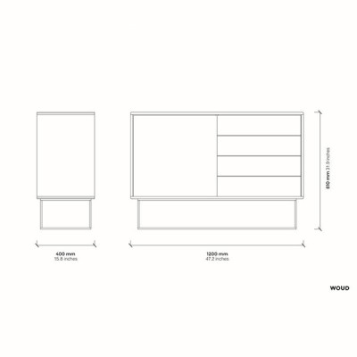 aparador altoWoud design Virka aparador altoWoud design Virka