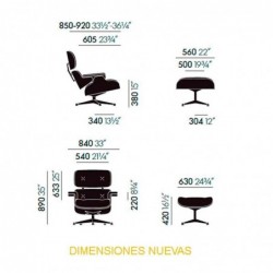 Vitra Lounge Chair & Ottoman American Cherry Vitra Lounge Chair & Ottoman American Cherry