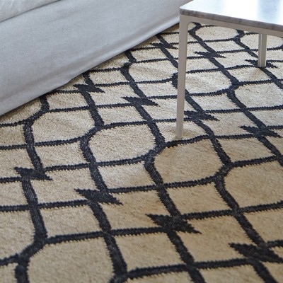 Tapete Kilim Preto Rodas - Gan Rugs Tapete Kilim Preto Rodas - Gan Rugs