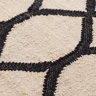 Tapete Kilim Preto Rodas - Gan Rugs Tapete Kilim Preto Rodas - Gan Rugs