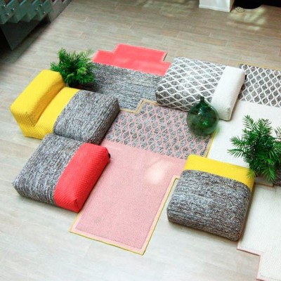 Space Pouf Manica Rettangolare Gan Rugs Space Pouf Manica Rettangolare Gan Rugs