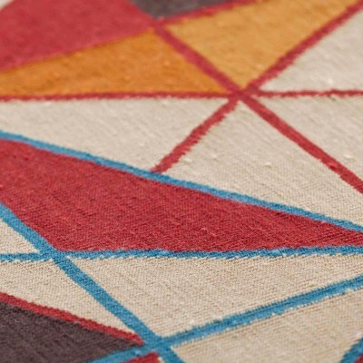 Alfombra Kilim Hexa Rectangular Naranja - Gan Rugs Alfombra Kilim Hexa Rectangular Naranja - Gan Rugs