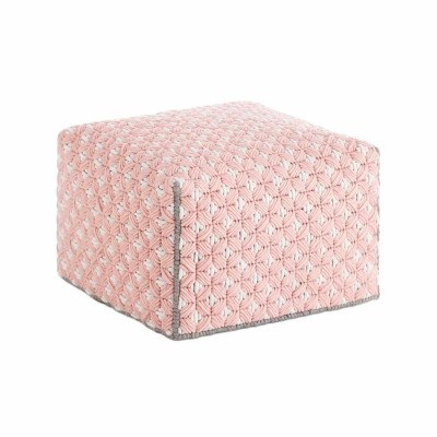 Silaï Petit Pouf Rose - Gan Rugs Silaï Petit Pouf Rose - Gan Rugs