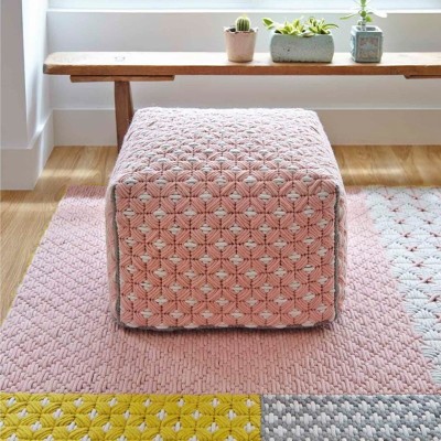 Silaï Pouf Piccolo Rosa - Gan Rugs Silaï Pouf Piccolo Rosa - Gan Rugs