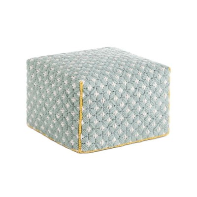 Pufe Pequeno Silaï Celadon - Gan Rugs Pufe Pequeno Silaï Celadon - Gan Rugs