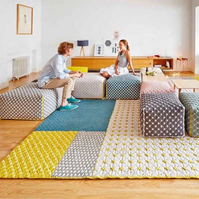 Silaï Pouf Piccolo Celadon - Gan Rugs Silaï Pouf Piccolo Celadon - Gan Rugs