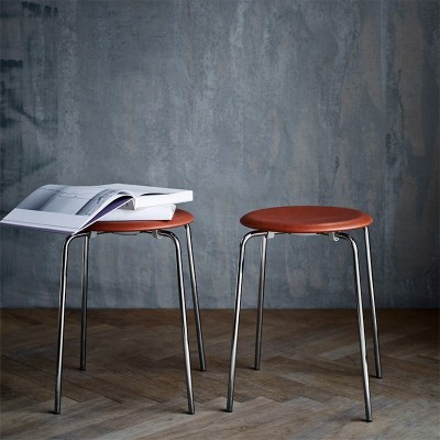 Taburete Dot Piel - Fritz Hansen