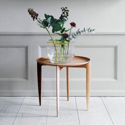 Tavolino vassoio pieghevole Rovere - Fritz Hansen Tavolino vassoio pieghevole Rovere - Fritz Hansen