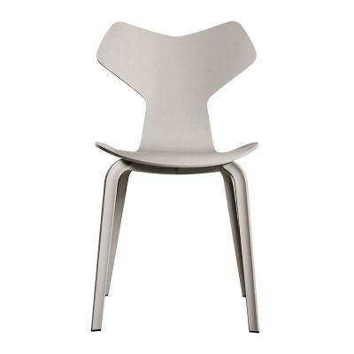 Cadeira Grand Prix manchada de cinzas por Fritz Hansen Cadeira Grand Prix manchada de cinzas por Fritz Hansen