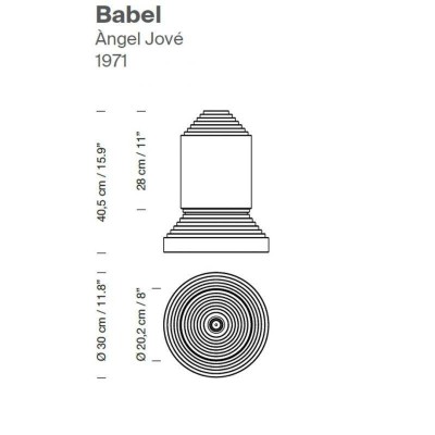 Babel table lamp Santa and school Babel table lamp Santa and school