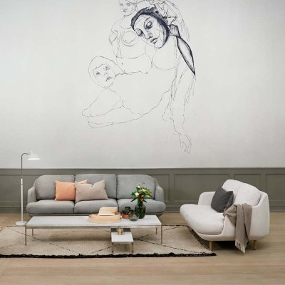 Lune 3-seater sofa- Fritz Hansen Lune 3-seater sofa- Fritz Hansen