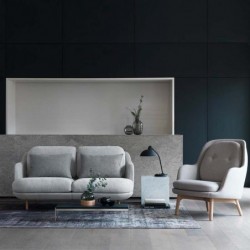 Sofá Lune 2 Plazas- Fritz Hansen Sofá Lune 2 Plazas- Fritz Hansen