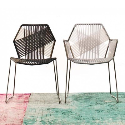 Chaise Tropicalia avec accoudoirs Moroso Chaise Tropicalia avec accoudoirs Moroso