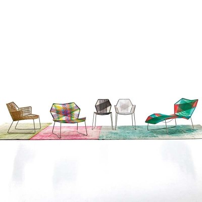 Chaise Tropicalia avec accoudoirs Moroso Chaise Tropicalia avec accoudoirs Moroso